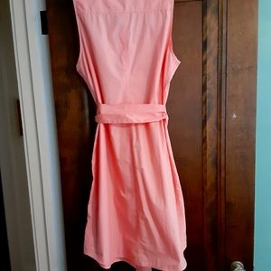 JCrew Coral Cotton Sundress NWT